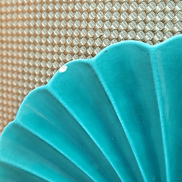 California Pottery Made in USA Snack Tidbit 2 Tier Tray No 60L Flawed - Picture 5 of 8